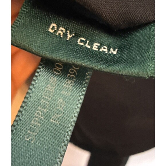 Lauren Ralph Lauren Womens Blazer Petites Size 10P Black Silver Buttons Academia - Picture 4 of 8